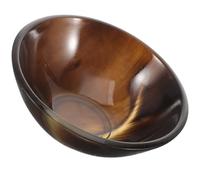 Alipis Tazón de Té Natural de Cuerno de Buey Diseño Sencillo y Original, Recipiente Pequeño para Salsa y Condimentos, Adecuado para Mesa de Comedor y Barbacoa