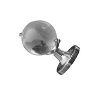 Alipis Tierra De Cristal Decoración De Globo Terráqueo Globo De Escritorio Ornamento del Globo Modelo De Globo Delicado Globo Terráqueo Mapamundi Globo Terráqueo Redondo Cristal