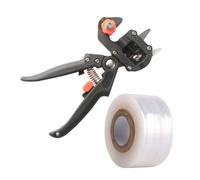 Alipis Tijeras para Injertar Árboles Frutales Mango Ergonómico y Aleación Ligera, Equipadas Cuchillas de Repuesto para Jardines y Plantaciones
