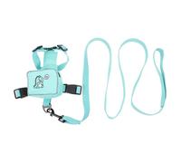 Alipis Tipo Mochila para Perros Pequeños Hebilla Lateral, Cuerda Plana Antienrollado y Material Resistente de Poliéster, Adecuado para Paseos al Aire Libre y Fácil de Guardar