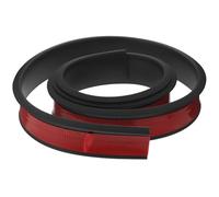 Alipis Tira Adhesiva para Moldura de Ceja de Rueda de Caucho Negro 3.5 Cm, Protector de Guardabarros Textura Fibra de Carbono para Automóviles, Resistente y Antidesgaste para Uso