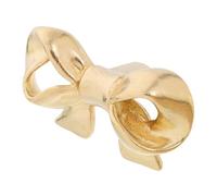 Alipis Tiradores de Mueble de Latón Dorado Diseño de Lazo, Pomos Decorativos Vintage para Armarios y Cajones de Cocina, 2 Piezas, Perillas Resistentes y Elegantes para Gabinetes