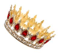 Alipis Tocado de Boda para Mujer Corona de Agua de Cristal, Accesorios Cabello de Novia en Aleación de Zinc y Piedras Brillantes, Adecuado para Bodas y Regalos