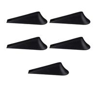 Alipis Tope de Puerta Antideslizante de Goma Negra Forma de Cuña 5 Piezas para Seguridad Infantil y Protección del Hogar Herramienta Práctica para Evitar Portazos y Movimientos