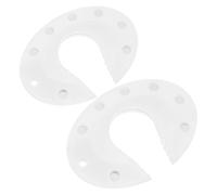 Alipis Tope de Puerta de Silicona Blanco 2piezas Función Anti Pellizcos y Reducción de Ruido para Protección Infantil en Dormitorio