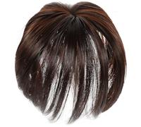Alipis Topper de Extensiones de Cabello Marrón para Mujer, Postizo Fácil de Usar y Transpirable Clips, Adecuado para Fiestas y Cosplay