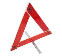 Alipis Triángulo de Advertencia para Vehículos Adecuado para Situaciones de Seguridad Vial y Estacionamiento Alta Visibilidad y Fácil Almacenamiento, Material Plástico y Metal