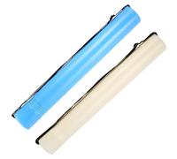 Alipis Tubo Telescópico Extensible de Plástico Blanco y Azul con Correa Hombro Juego de 2 Unidades Tubo de Almacenamiento para Dibujos Planos y Pósteres Adecuado para Artistas y