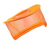 Alipis Visera para Casco Protector de ala Completa Naranja, Sombrilla de Cuello Transpirable y Reflectante para Protección Solar en Obra, Accesorio Resistente para Trabajadores