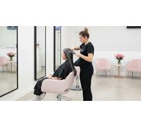 Alisado de queratina orgánica Infinity con corte de puntas para melenas extralargas (por debajo del pecho - cintura)