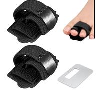 Alisador de dedos en martillo, 2 unidades, enderezador de dedos doblados, corrector de dedos en martillo para mujeres y hombres, separador de dedos, férula para dedos doblados, dedos superpuestos,