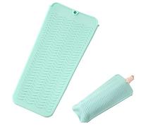 alisador de pelo de silicona - Alisador de pelo de silicona de viaje | Alfombrilla de silicona resistente al calor portátil para herramientas de peinado, planchas y rizadores Shenbo