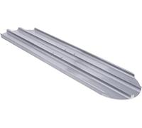 Alisador de suelos Marshalltown, alisador de pavimento, almohadilla de arrastre Hoja de recambio con extremos redondeados de magnesio, tamaño del alisador: 1219x203 mm