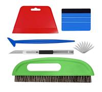 Alisador papel pintado,Pack de rasquetas para vinilo adhesivo,Alisador Para Papel Pintado Autoadhesivo - Automóvil, Cocina, Baño, Taller, Dormitorio, Encimera, Ventana, Muebles, Pared Y
