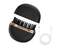 Alisador Sin Cable,Cepillo Recargable con 3 Ajustes de Temperatura - Mini Cepillo Alisador para Peinado del Cabello | para Mujeres Pelo Largo Corto Rizado Voluminoso Control de Frizz Hogar Viaje Depor