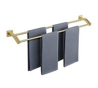 Alise Bath Double Towel Bars Towel Racks for Bathroom,Wall Mount Towel Holder Heavy Duty SUS304 Stainless Steel Towel Hanger Rail,GK9800-G Gold Finish 32-Inch
