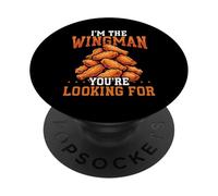 Alitas de Pollo Fritas Wingman Humor PopSockets PopGrip Adhesivo