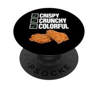 Alitas de Pollo sabrosas Coloridas crujientes y crujientes de Pollo Frito PopSockets PopGrip Adhesivo