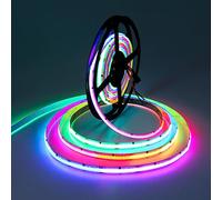 ALITOVE COB - Tira de luces LED direccionables RGB IC WS2811 de 12 V, tira de luces LED de 16.4 pies, 3600 LED, programable, digital, flexible, LED, para recámara, TV, decoración del hogar (sin fuente