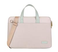 Aliuciku 14 15.6 Pulgadas Funda Portátil Bolsa Bandolera Ordenador Maletin Portátil para, con Bolsillos para Guardar Accesorios (Color : Beige-1, Size : 14 Inch)