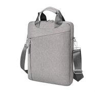 Aliuciku Bolsa De La Manga del Ordenador Portátil De Negocios Maletín Bolsa De Mensajero Portátil De 14 Pulgadas Masculino Y Bolso De Hombro Femenino Bolso (Size : Gray)