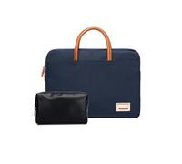 Aliuciku Bolsa para Laptop De 14 15,6 Pulgadas, Bolsa para Computadora para Hombres Y Mujeres Trabajo Maletín (Color : Darkblue-B, Size : 14inch)