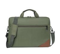 Aliuciku Bolsa para Portátil De 15,6 Pulgadas, Maletín Bandoleras De Hombro De Viaje con Correa Ajustable (Color : Green, Size : 15.6 Inch)