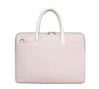 Aliuciku Bolso Bandolera, Maletín para Portátli 13" 14" 15.6" Funda Protectora Laptop Sleeve Maletín para Mujer (Color : Beige, Size : 15.6 Inch)