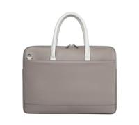 Aliuciku Bolso Bandolera, Maletín para Portátli 13" 14" 15.6" Funda Protectora Laptop Sleeve Maletín para Mujer (Color : Tan, Size : 13.3-14 Inch)