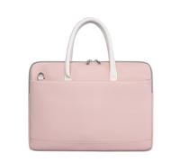 Aliuciku Bolso Bandolera, Maletín para Portátli 13" 14" 15.6" Funda Protectora Laptop Sleeve Maletín para Mujer (Color : Pink, Size : 13.3-14 Inch)