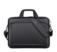 Aliuciku Bolso De Computadora Portátil, Bolsa De Mensajero De Hombro Bolso De Viaje Impermeable Y Ligero, Correa Ajustable Y Desmontable (Color : Black, Size : 15-Inch)