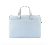 Aliuciku Maletin Portatil 13,3 14 15,6 Pulgadas, Resistente Al Agua Maletín Mano Bolso Funda para Portátiles (Color : Lightblue-A, Size : 13.3-14 Inch)