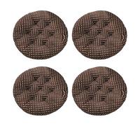 Aliuciku Pack 4 Cojines para Silla, Grueso Tatami Cojín de Silla Redondo para el Hogar Oficina Comedor(B-20,50x50cm)