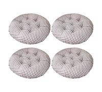 Aliuciku Pack 4 Cojines para Silla, Grueso Tatami Cojín de Silla Redondo para el Hogar Oficina Comedor(B-8,40x40cm)