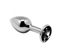 ALIVE - ANAL PLEASURE MINI PLUG METAL NEGRO TALLA M