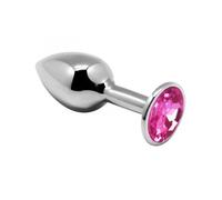 ALIVE - ANAL PLEASURE MINI PLUG METAL ROSA TALLA S