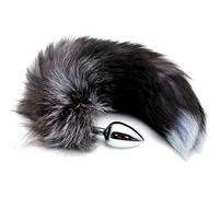 Alive Anal Pleasure Plug Metal Cola de Zorro Talla S 1ud