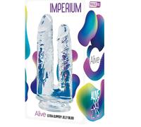 ALIVE Imperium Transparente Doble - Juguete Erótico Con Diseño Hipoalergénico Para Placer Único