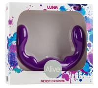 ALIVE Luna Dildo Doble Silicona Violeta - Diseño Suave Para Placer Confiado