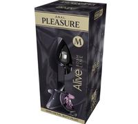 Alive - anal pleasure mini plug metal rosa talla m