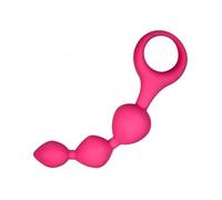 ALIVE - TRIBALL BOLAS ANALES SILICONA ROSA 15 CM