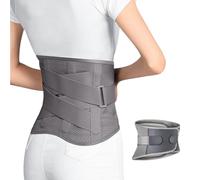 Alivie el dolor lumbar con un cinturón de soporte de cintura con placa de acero transpirable y autocalentable para hombres y mujeres.(XL)