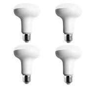 ALIVIM 4 Piezas R80 9W E27 220V LED Lámpara De Baño Bombilla Champiñón Cocina Habitación Luz Inodoro Regulable,Cold white