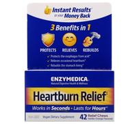 Alivio de la acidez, Vainilla-Naranja - 42 masticables