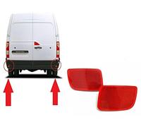 ALIXO Reflector para parachoques trasero izquierdo y derecho, compatible con Master III, Movano B, NV400 2011-2019