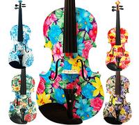 Aliyes Premium hecha a mano violín acústico 4 4 tamaño completo Kit Madera maciza violín con caso, arco, colofonia, strings-kit, XC-1002