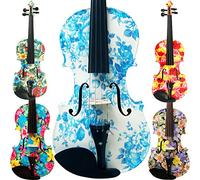 Aliyes Premium hecha a mano violín acústico 4 4 tamaño completo Kit Madera maciza violín con caso, arco, colofonia, strings-kit, YZ-1201