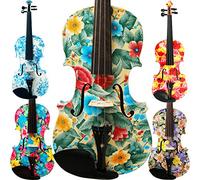 Aliyes Premium hecha a mano violín acústico 4 4 tamaño completo Kit Madera maciza violín con caso, arco, colofonia, strings-kit, LY-1102