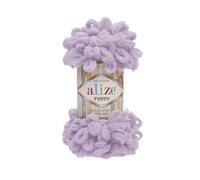 Alize Puffy Baby Big Loop Ovillo de Lana para Manta 100% Micropoliéster Lana Suave Cada Ovillo 100g 9m - 27 Lila