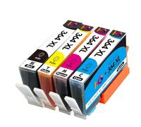 ALIZEO 364XL Cartucho de Tinta Compatible para HP364 XL Photosmart 5520, 5524, 6510, 6520, 7510 B109 B110 B209 B210 C309 C310 C410(4PCS FOR HP 364 XL)